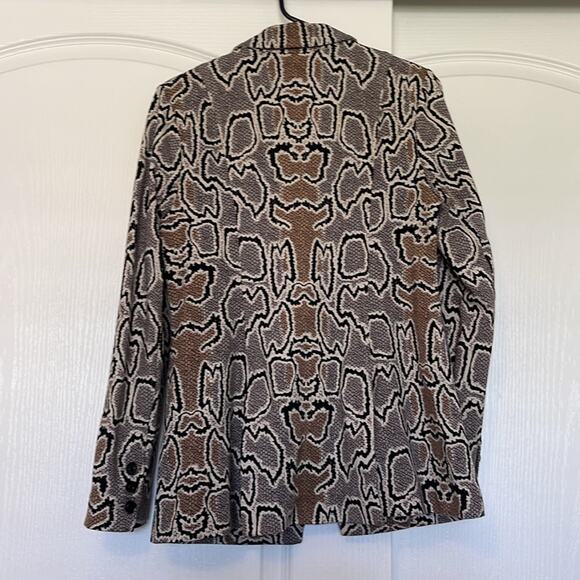 Python Print Cabi Tailored Blazer Size 8 - Picture 4 of 9